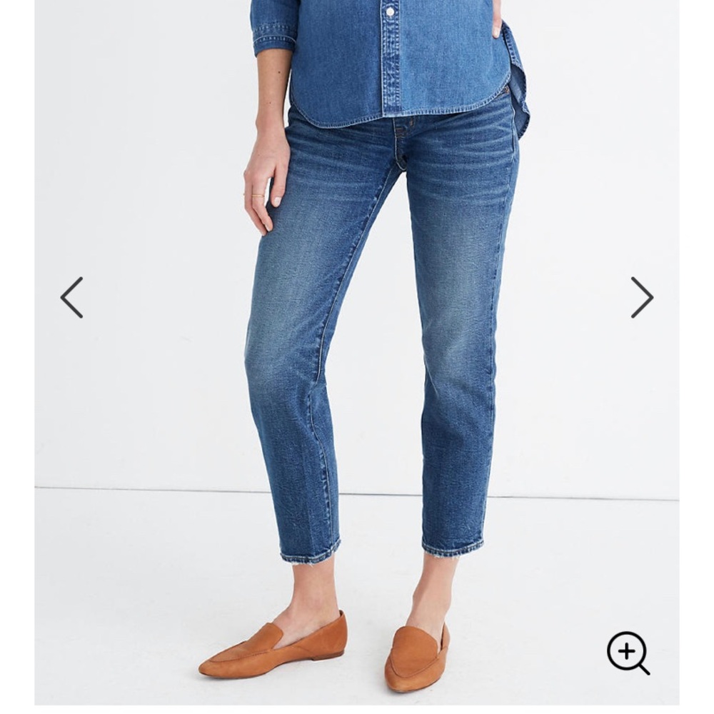 Madewell maternity classic straight size 30